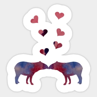 Tapirs Sticker